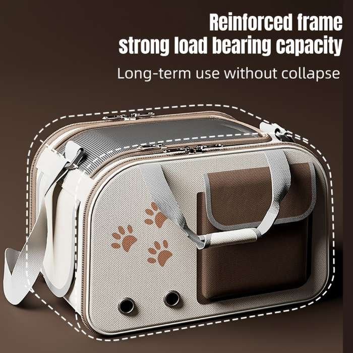 1pc Winter Fleece Bagmaterial Oxford Cloth, Nylon Pet Bag