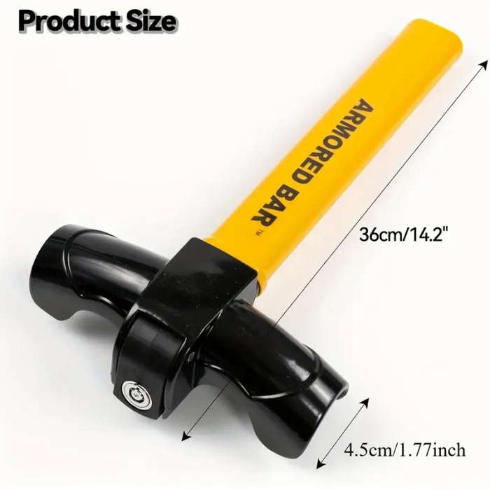 Heavy Duty Steering Wheel Lock Anti-Theft Device