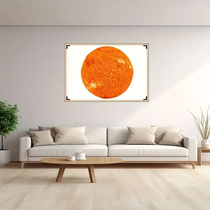 1000pcs Mars Jigsaw Puzzle Thick Durable Seamless Edges Vibrant Orange Yellow