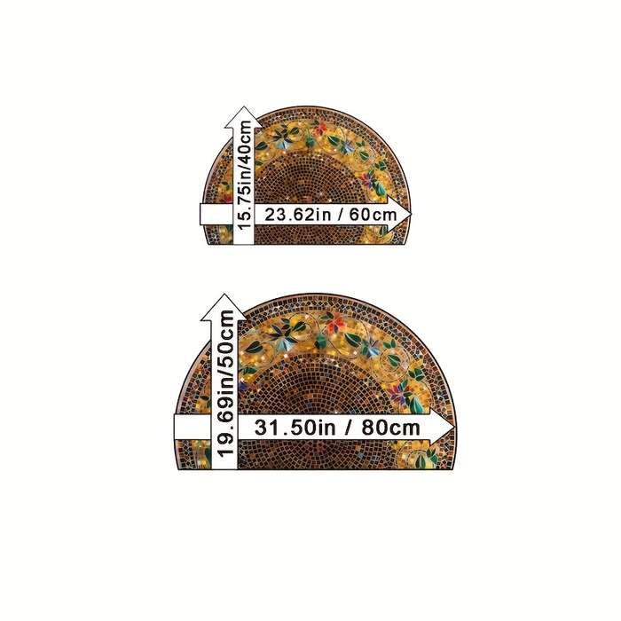 1Pc 15.7x23.6inch 40x60cm Floor Mat