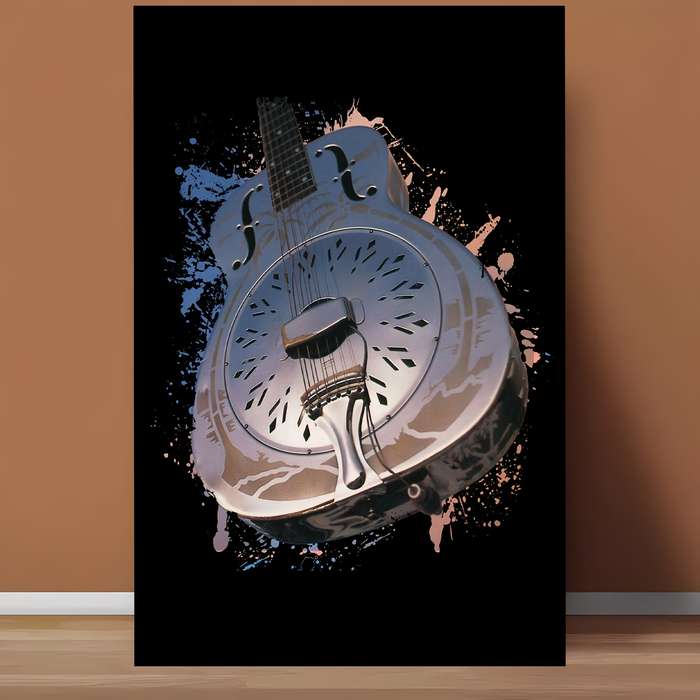 1pc One Piece of Dire Straits Brothers Frameless Canvas Artwork Measuring 30.48X45.72 cm Designed