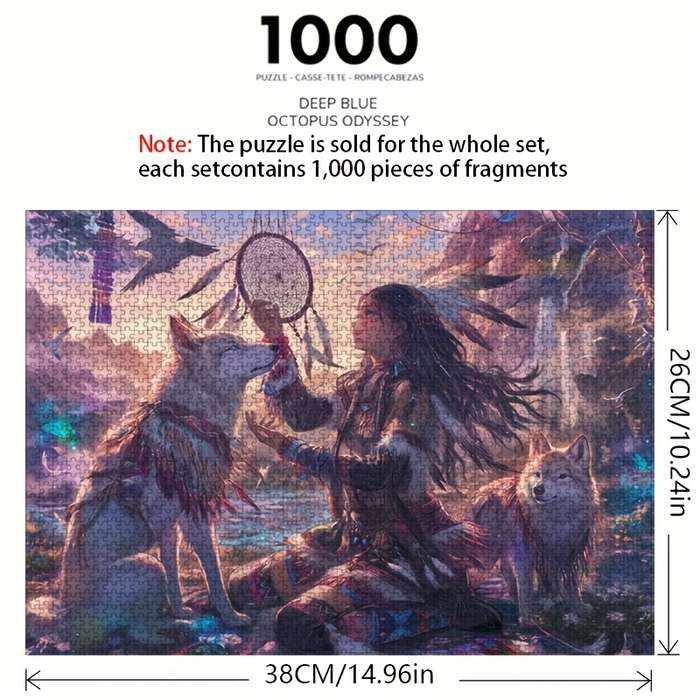 1000 Piece Paper Jigsaw Puzzle For Adults