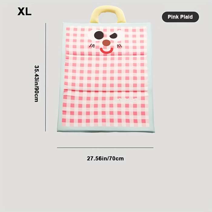 1piece Blue Plaid Cooling Pad