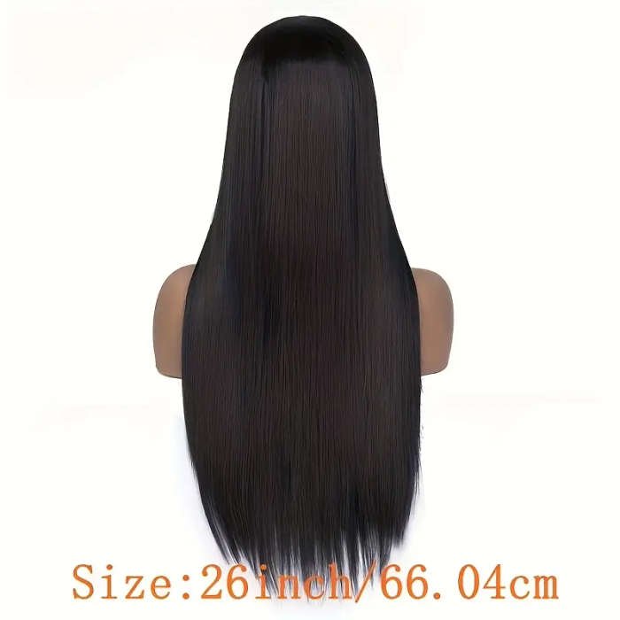 Women's Long Black Straight Wig