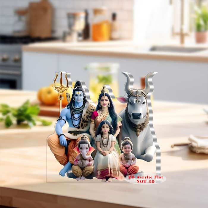 1pc 2D Flat   Acrylic Decorative Sign Bohemian Style Indian God Ornament Suitable for Home and