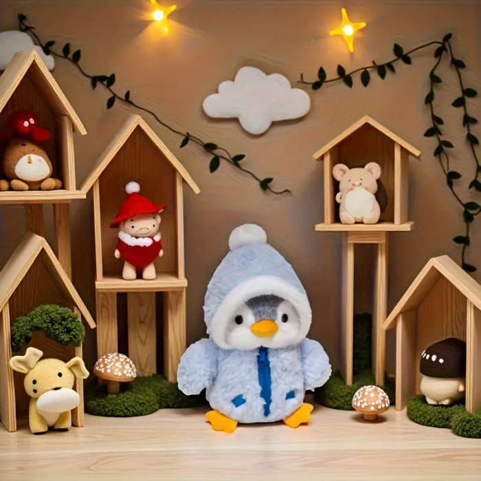 Penguin Pet Plush Toy 1pc
