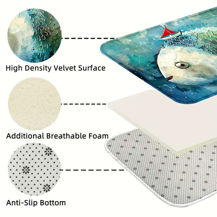 1Pc 45x120cm Floor Mat