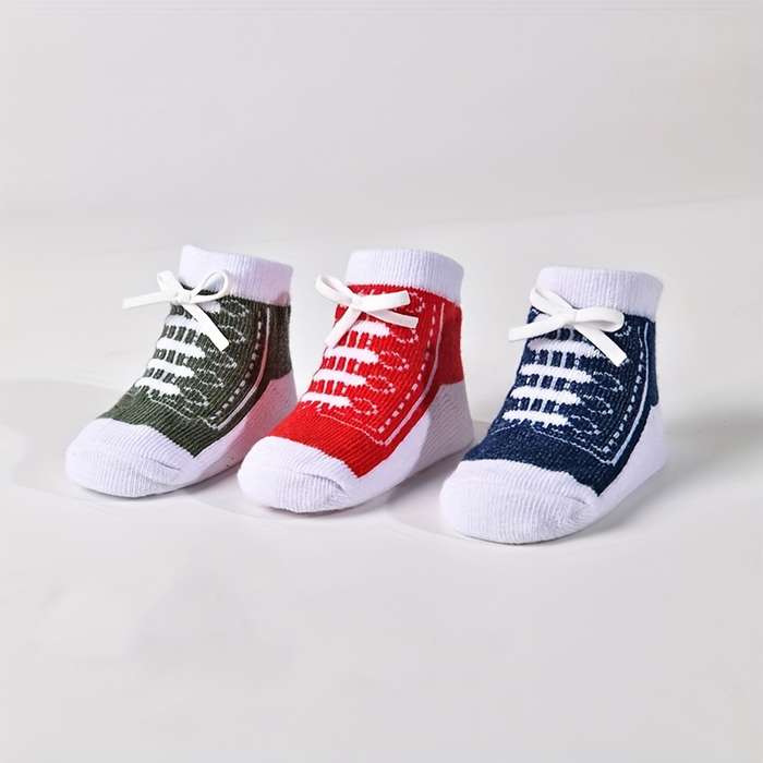 3 Pairs Mixed Colors S High Elastic Socks