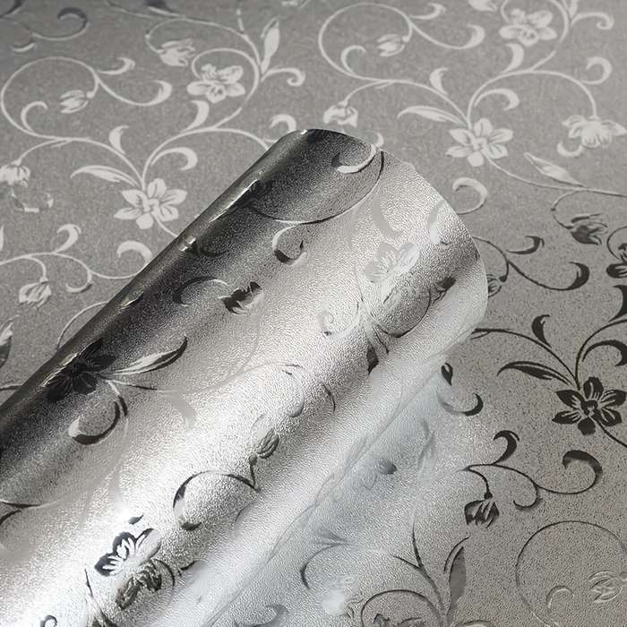 1PC Wall StickersSilver  Vine Man40cm WideX200cm