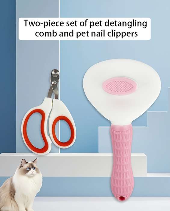 2pcS Set Random Color Pet Comb