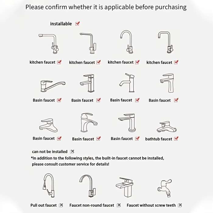 1pc Gradient LED Faucet Light Color Changing Water Stream Plastic Material Fixed LED Tap for