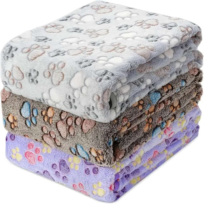 3-Pack Of Thickened Pet Blankets 60*40cm