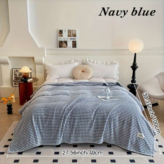 1ps Blanket Color Coffee size 70x100cm