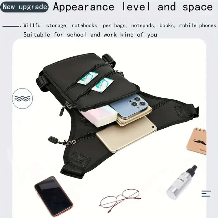 1pc Nylon High Quality Cool Fanny Pack Multi-Functional Storage Bag Multi-Purpose Riding Bag Outdoor