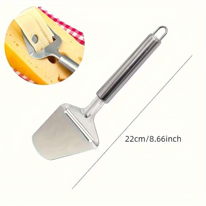 1pc Cheese Slicer Stainless Steel Cheese Slicer Multifunctional Cheese Slicer with 4 Blades