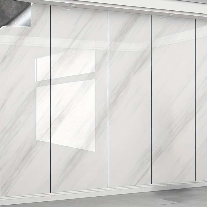 1PC Wall StickersPure White60X300CM  23.62X118.11IN