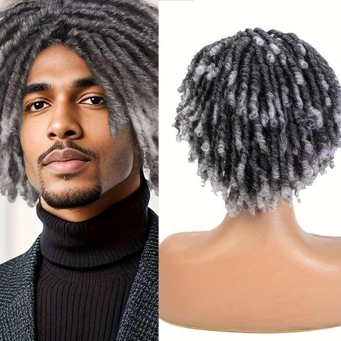 1Pc Gray Fashion Design Wig
