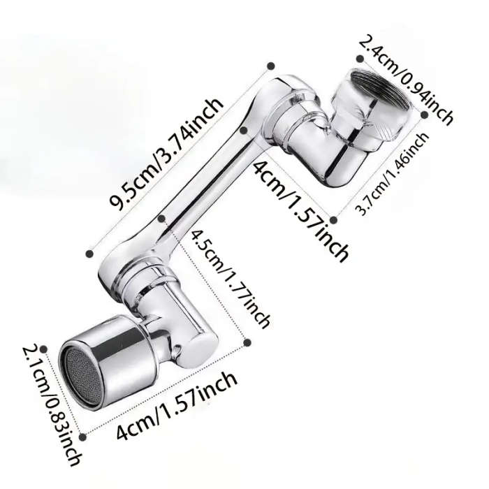 2-Piece Universal Swivel Water Nozzle Set