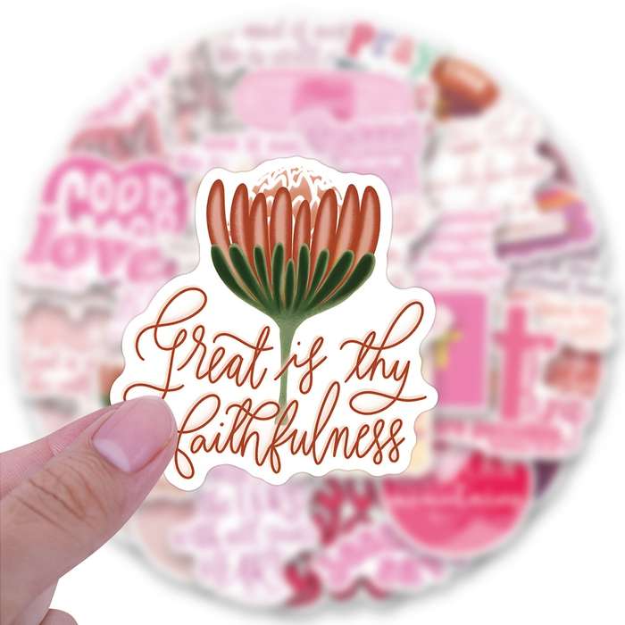 51pcs Jesus Christian Themed Stickers