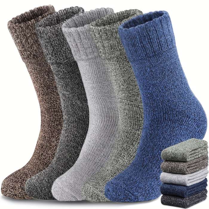 Sock 5Pairs Navy  One Size