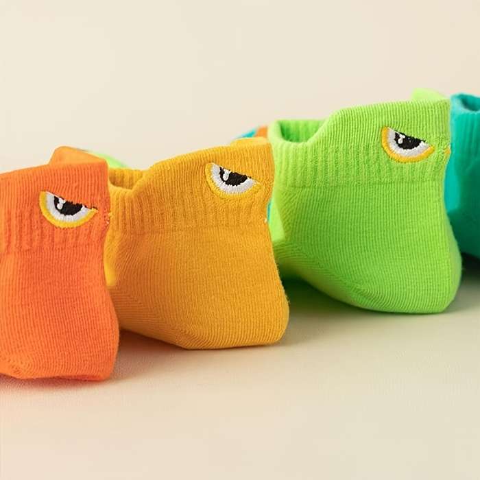 10 Pairs Of Mixed Colors One Size High Elastic Socks