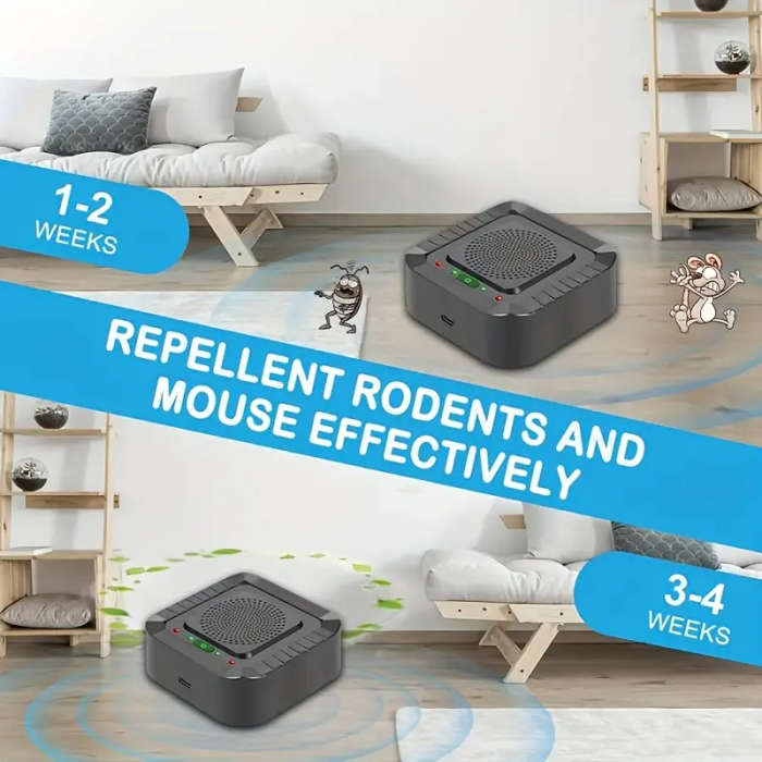 1pc Soundwave Technology Insect Repellent Indoor Electronic Plug-In Insect Repellent USB Direct Plug