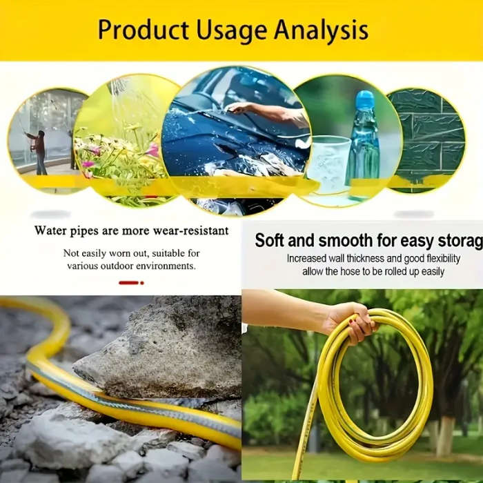 Water Hose With Quick Connector And Water Hose Repair Kit 30M