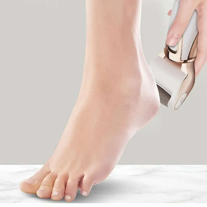 1pc Rechargeable Electric Foot Callus Remover USB Powered Pedicure Tool with 5 Interchangeable Grind