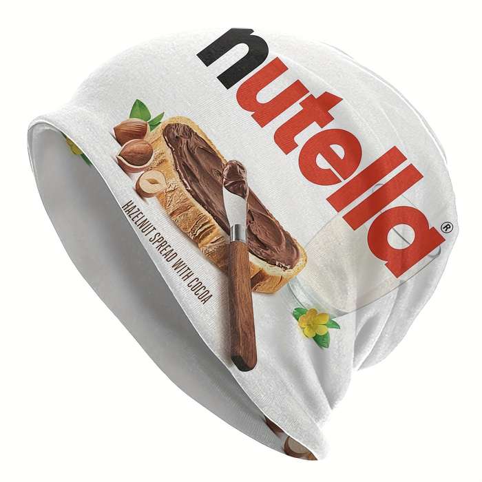 1pc Funky Chocolate-Themed Lightweight Beanie Perfect for Outdoor Activities Gifts