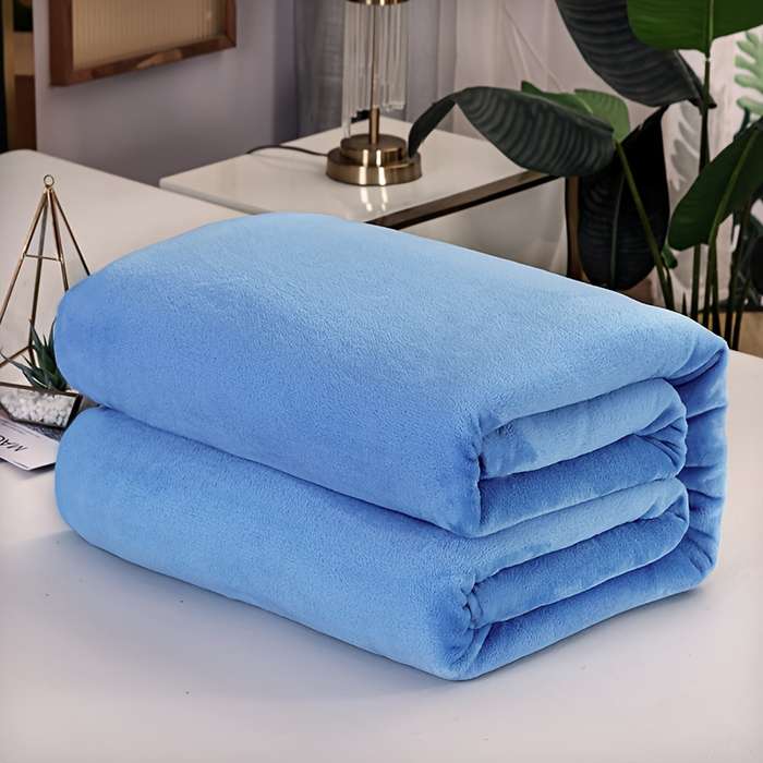 1ps Blanket Color Royal Blue size 120x200cm
