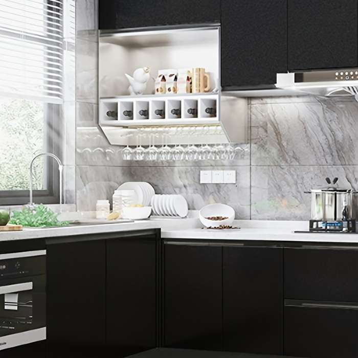 1PC Wall StickersGloss Black59.99cmX10.0Meters