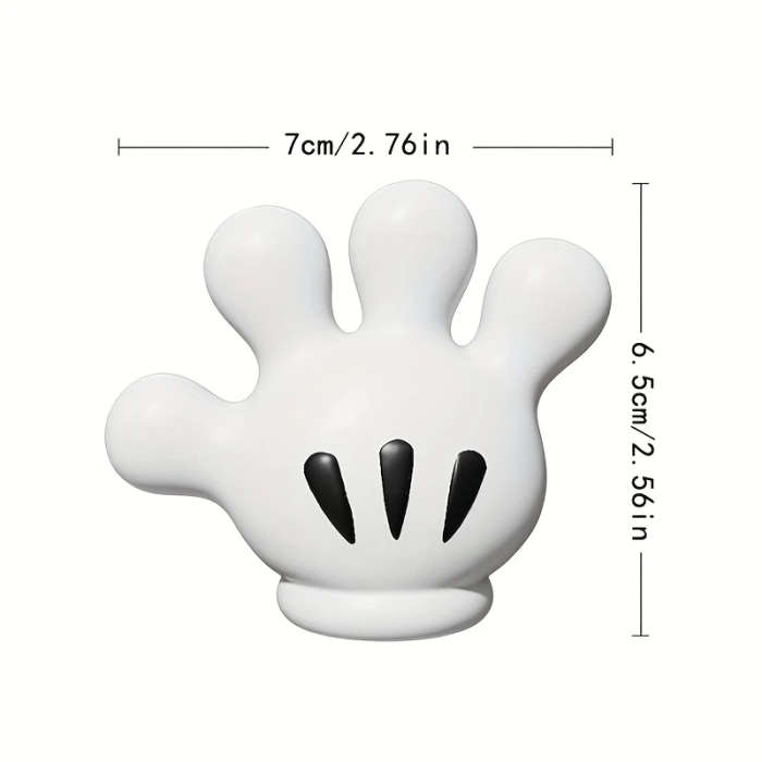 1Pc Disney Cartoon Palm Design Wall Mounted Toothbrush Holder Suction Cup