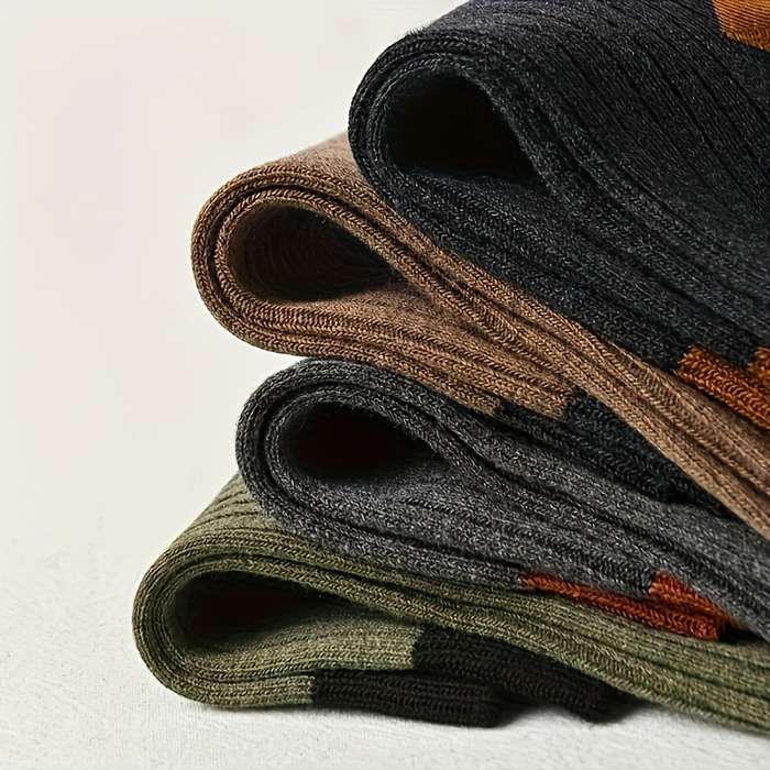 10 Pairs Of Dark Grey One Size High Elastic Socks