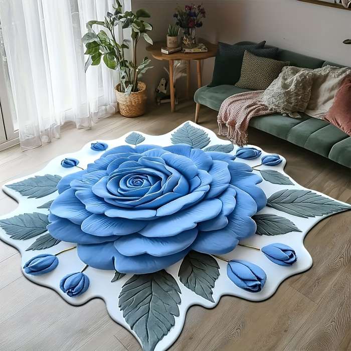 1Pc 120x120cm 47.24x47.24inch Floor Mat