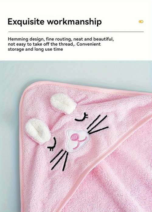 Super Absorbent Microfiber Baby Bathrobe