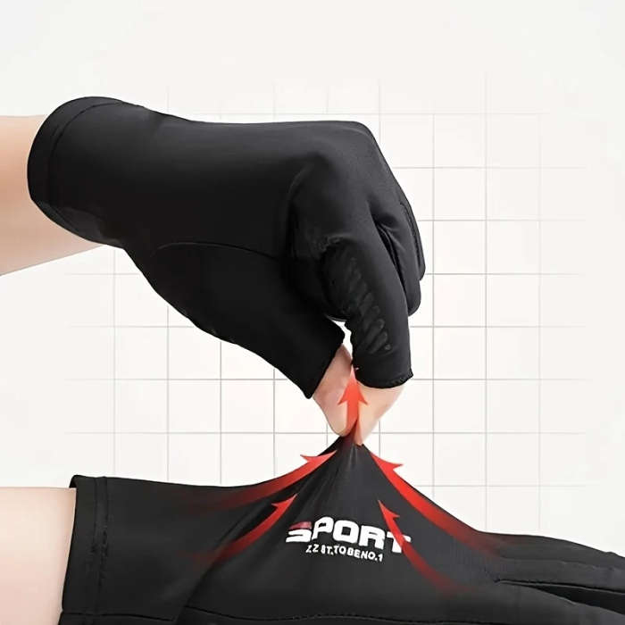 1 Pair Half-Finger Cycling Gloves Breathable Comfortable for Outdoor Sports Fitness Driving Fishing