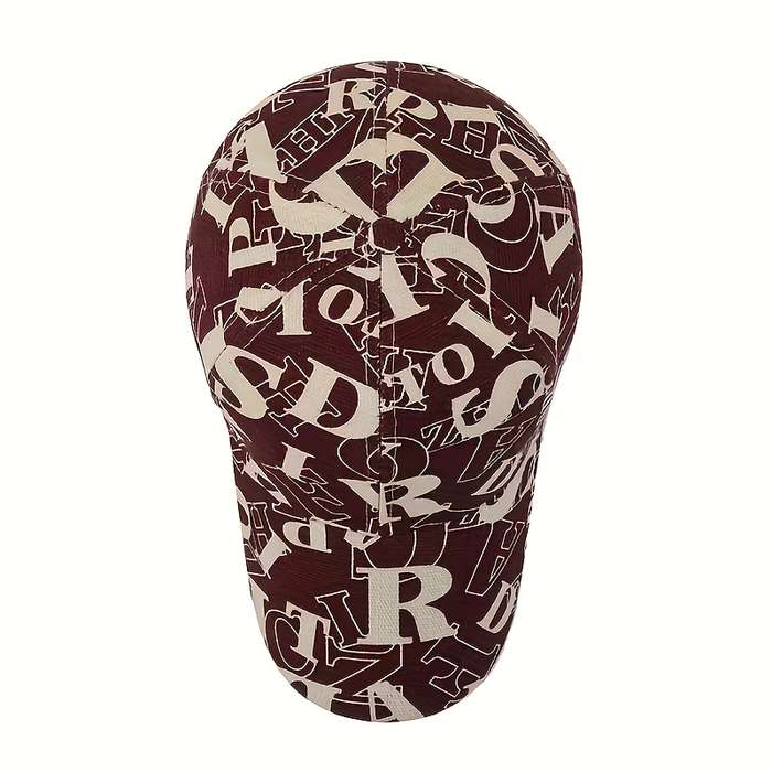 1pc New Trendy Unisex Fashion Baseball Cap with Large Letters Perfect for Summer Featuring Embroi