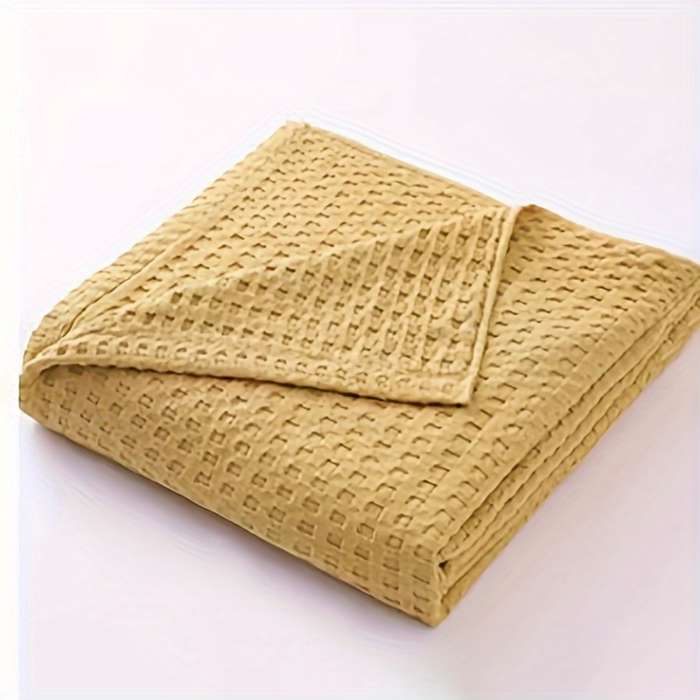 1ps Blanket Color Gray Pink Square Grid size 150x200cm
