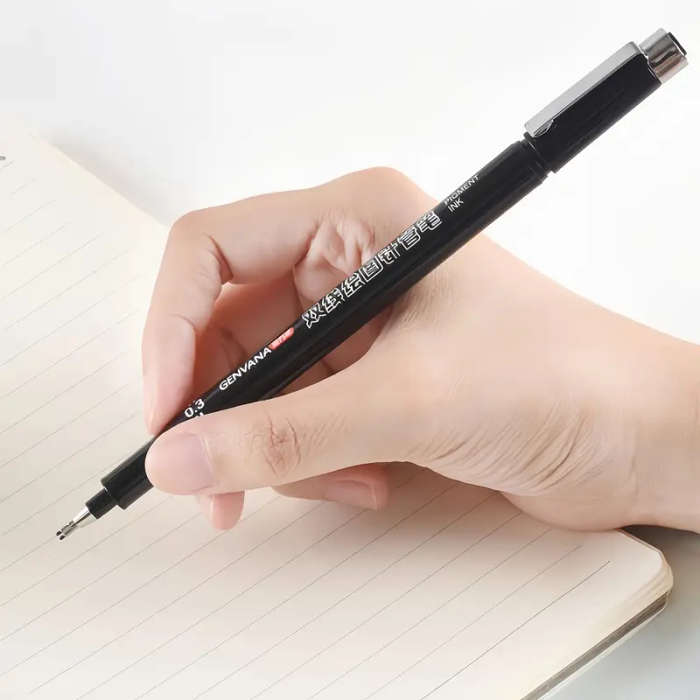 Double-Line Gel Pen 0.1Mm