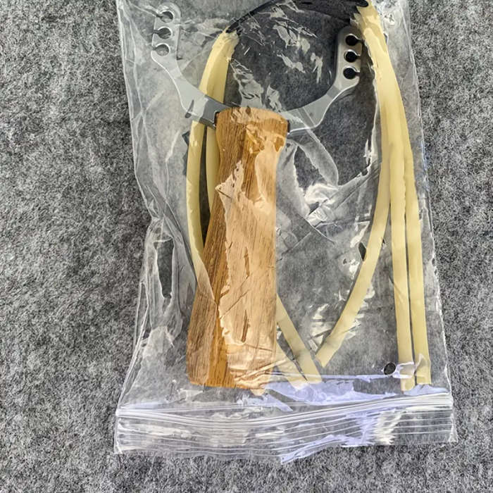 Colored Redwood Wolf Card Ball Latex Tube Zinc Alloy Slingshot Shooting Supplies Outdoor Slingshot