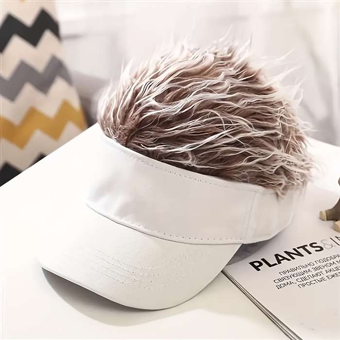 1pc Hip-Hop Style Baseball Cap with Fluffy Brim Deep Top Small Face Design for Sun Protection