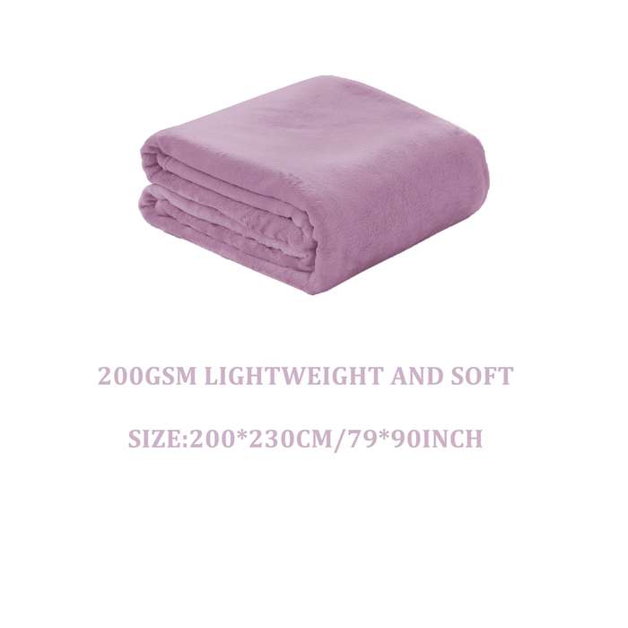 1ps Blanket Color Silvery Gray size 200x230cm