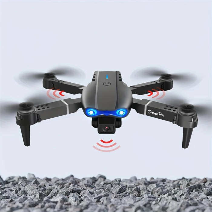1pc E99 Foldable Drone with 1080P Camera Beginner-Friendly RC Drone USB Rechargeable Wireless Enable