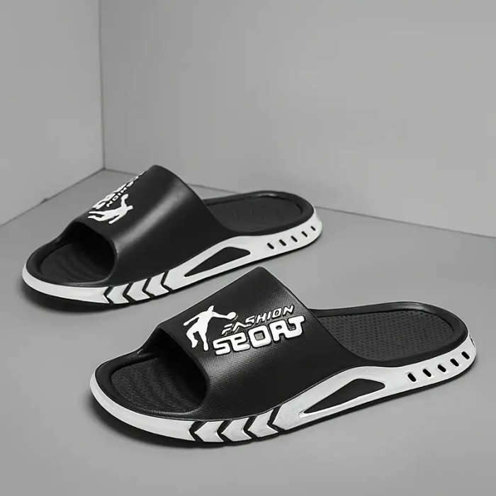 Men's Fashion Slippers Blue Green 46-47