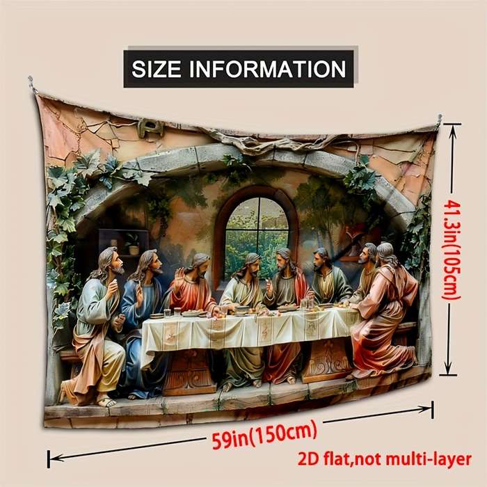 1pc 70.87x92.52in180x235cm Jesus Christian Themed Stickers
