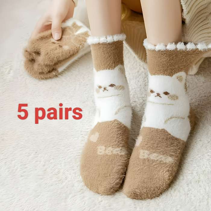 Sock 5 Pack Mixed Colors  One Size