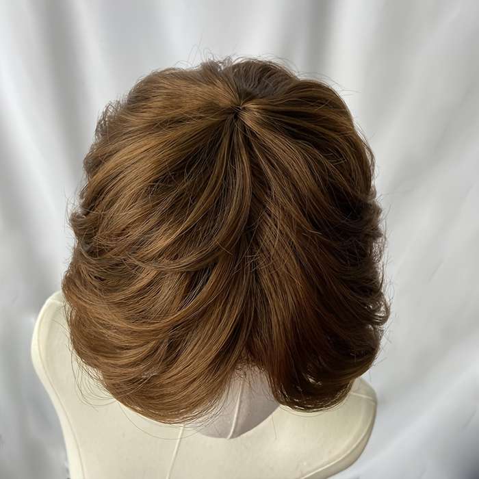 1Pc Light Brown 15.24cm Fashion Design Wig