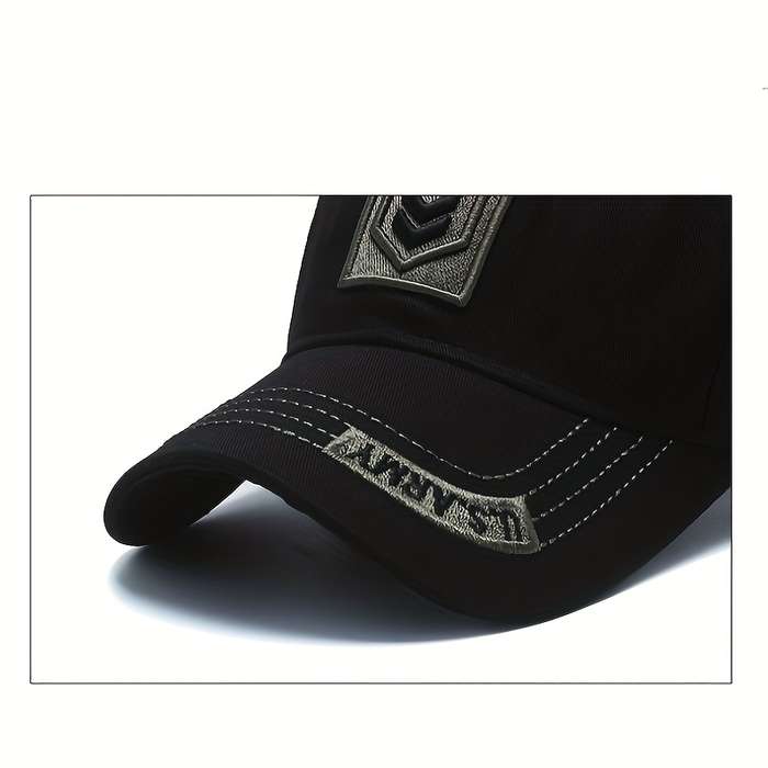 1pc Men'S Baseball Cap with Camouflage and Star Emblem Perfect for Travel Football Mardi Gras Da