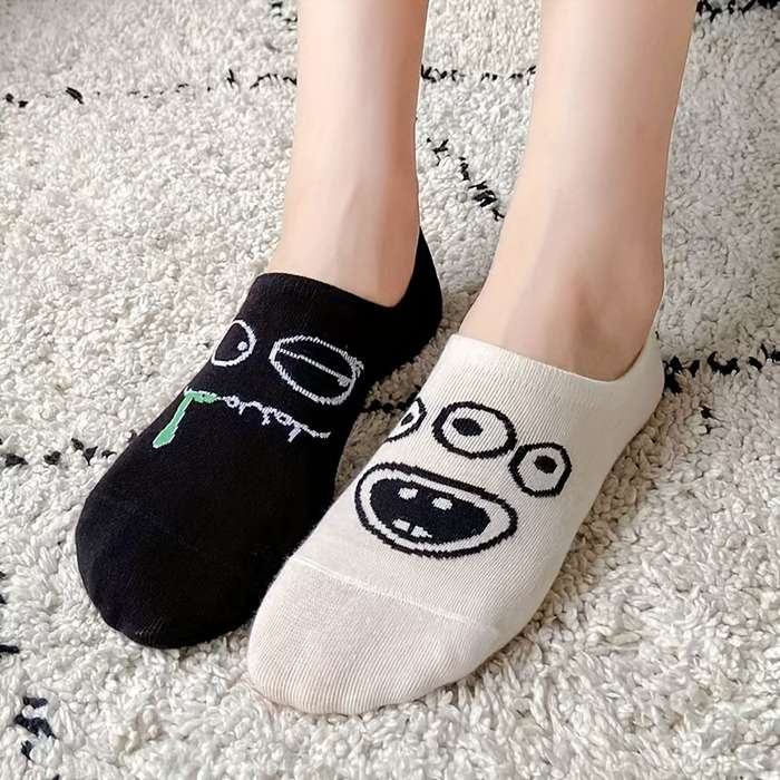 5 Pairs Mixed Color One Size High Elastic Socks