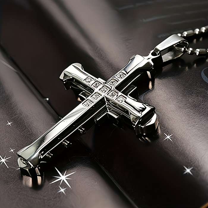 1 Piece Silvery Jesus Theme Pendant